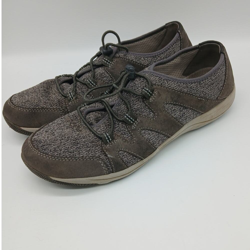 Dansko Leather Holland Suede Comfort Shoes Workwear Brown Size 41 US 10.5-11